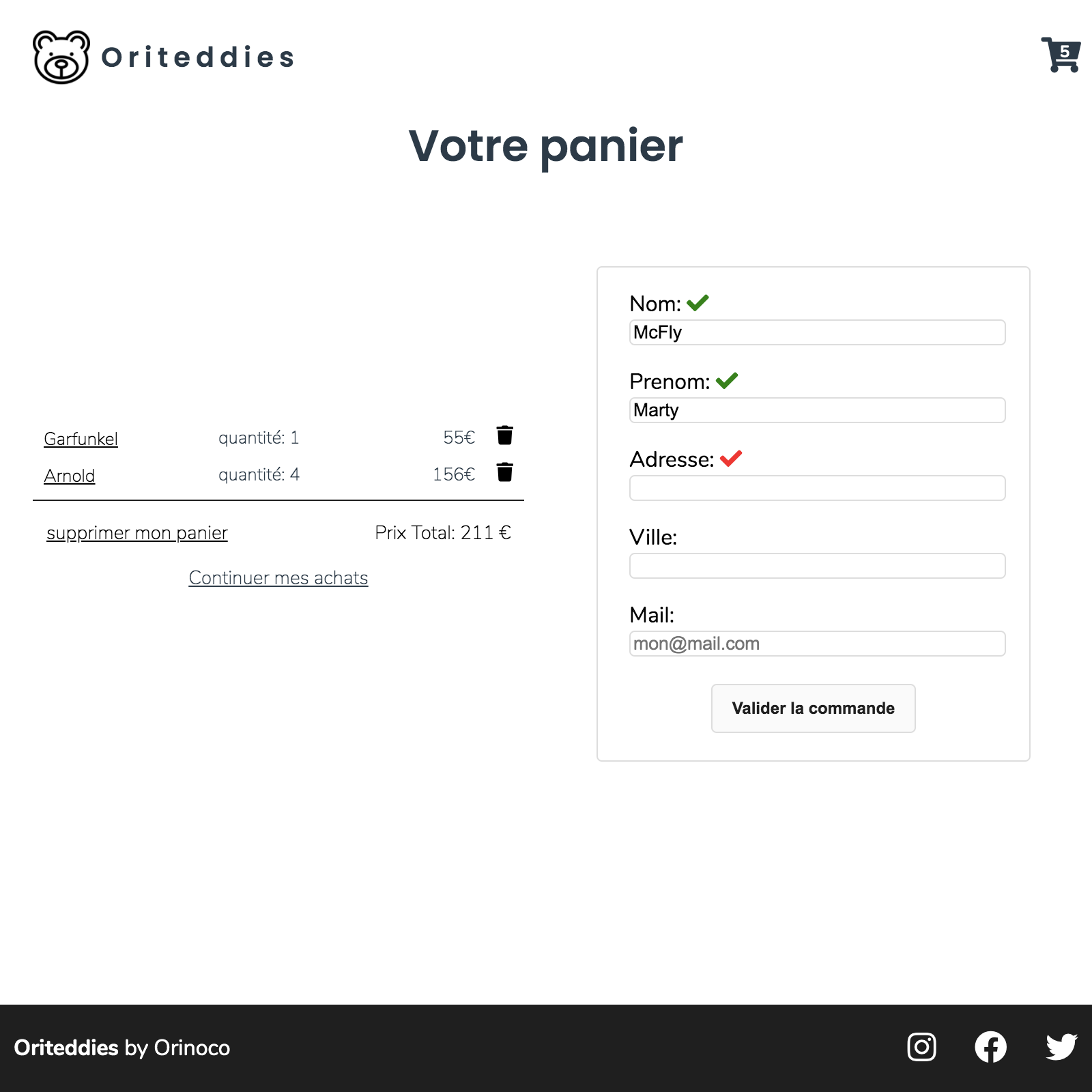 projet E-commerce