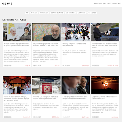 projet react