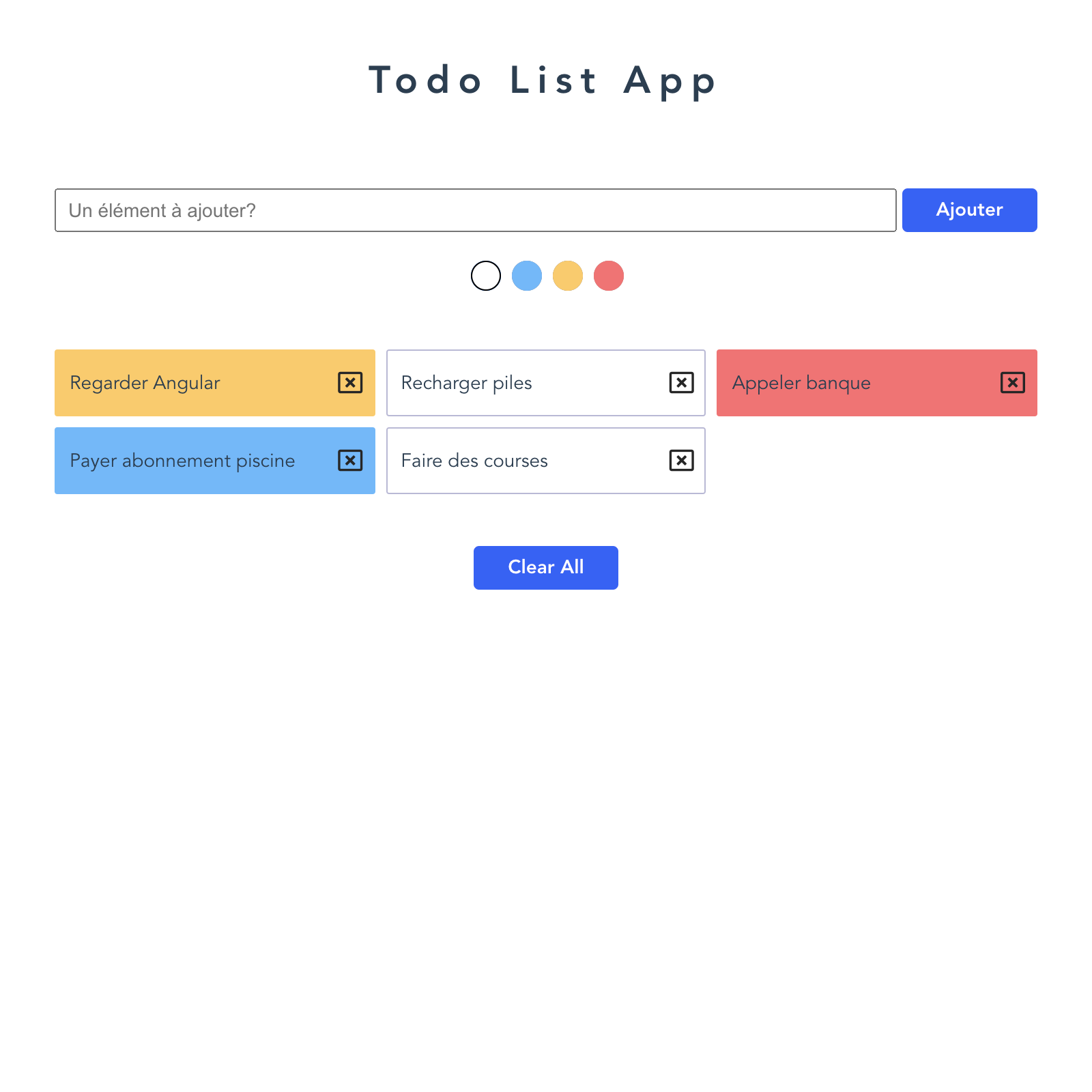 projet Todolist
